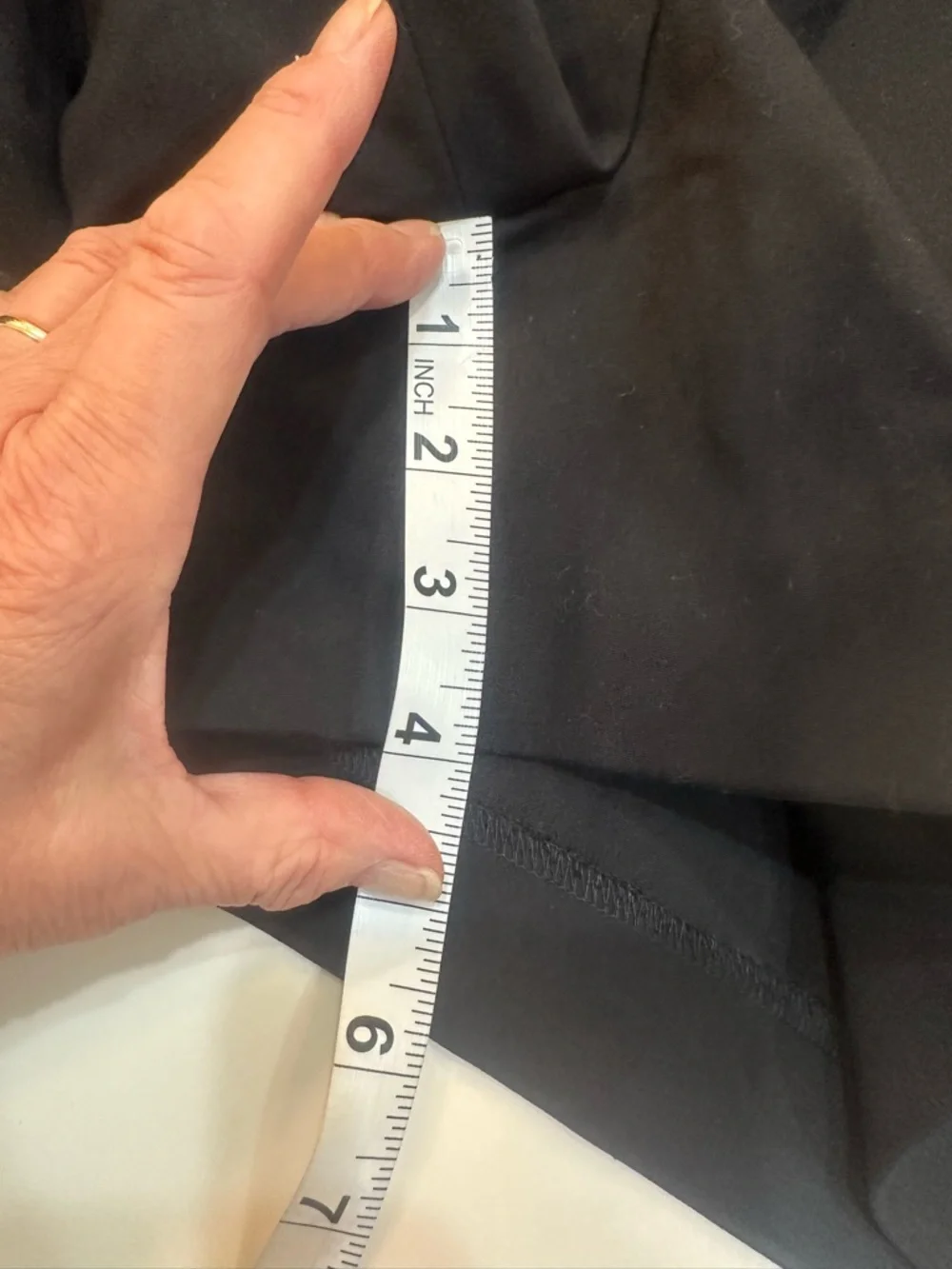 LOFT Black Riviera Tie Belt 4 Pocket Pintuck Stitch Detail Shorts - Size 6 - NWT - Picture 10 of 12
